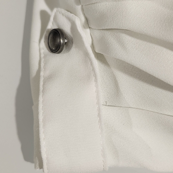 RICKI'S Small White Fall Autumn blouse - Picture 7 of 8